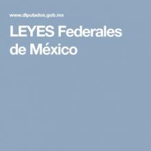 Leyes Federales de México